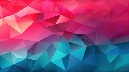 Wall Mural - Low Poly Triangle Mosaic Background