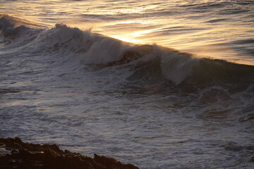 Wall Mural - Sunset from the northen beaches of Fuerteventura 