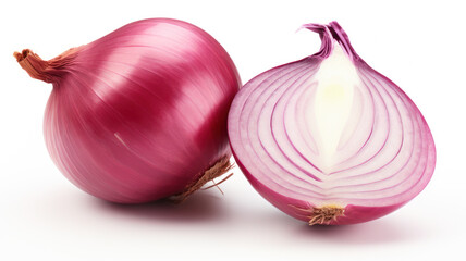 Wall Mural - Onion Isolated on white background