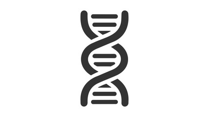 DNA icon isolated on white background