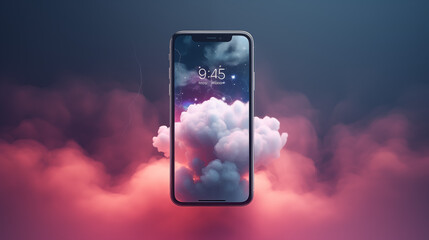 mobile phone in the cloud