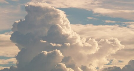 Wall Mural - time lapse of clouds in the sky