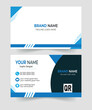 Creative and modern business card template Set. Portrait and landscape orientation. Horizontal and vertical layout. Vector illustration