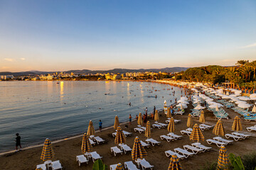 Spätsommertage an der Türkischen Rivera vor den Toren der Stadt von Alanya - Türkei