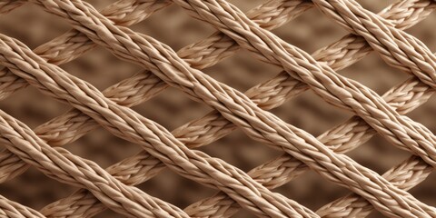 Aufkleber - A detailed close up view of a woven basket. This versatile image can be used in various contexts