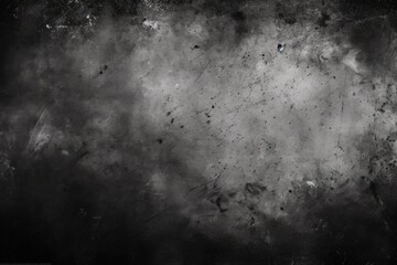 Poster - A black and white photo of a dirty wall. This image can be used to depict urban decay, grunge aesthetics, or as a background for text or design elements