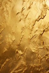 Poster - A close up view of a gold colored surface. This image can be used for various purposes