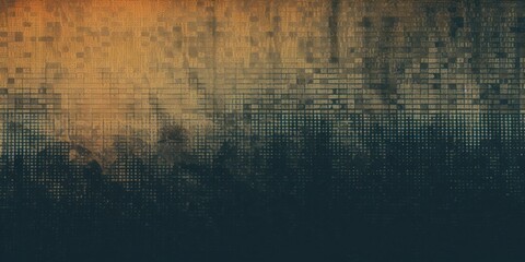 Poster - A person standing in front of a brick wall. This image can be used to depict concepts such as strength, determination, or urban lifestyle