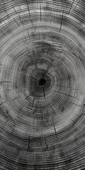Poster - A black and white photo of a tree trunk. This image can be used for various nature-themed projects.
