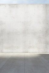 Aufkleber - A picture of a concrete wall with a fire hydrant in front of it. This image can be used to illustrate urban infrastructure and safety measures.