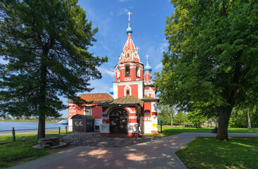 Wall Mural - View of the Church of Tsarevich Dimitri on blood in the ancient city of Uglich