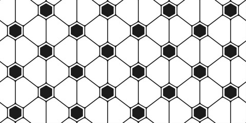 Leinwandbilder - Football seamless pattern texture. Vector simple and black and white pattern like the surface of a ball.