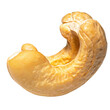 roasted cashew nut , isolated on a white background with a clipping path.