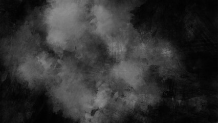 Black and grey watercolor grunge texture background. Black and white background. Black wall texture. Gray black grunge texture. Wall with stone. Watercolor vintage black background texture