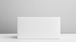 © Witri - White paper box. White box packaging isolated white background. generative ai