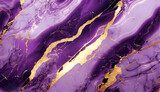 Fototapeta Lawenda - Gold-purple elegant marble