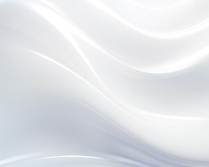 Poster - Abstract soft shiny white gray wavy line background graphic design. Elegant white gray modern architecture art. Blurred backdrop effect back
