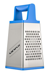 Fototapete - Grater, kitchen utensil. 3D rendering isolated on transparent background