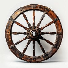 wheel old antique wooden vintage wood wagon cart rustic round retro carriage transportation country