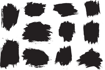 Hand drawn white grunge brush line background