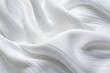 Ripple Reverie: White Fabric Texture