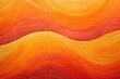 Tangerine Tides: Orange Geometric Abstract with Curved Lines