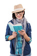 © vectorfusionart - Digital png photo of caucasian woman reading book on transparent background
