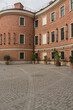 courtyard of round building of New Holland