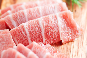 Canvas Print - fresh tuna sashimi