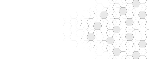 Aufkleber - Abstract design element with geometric background of hexagons shape pattern