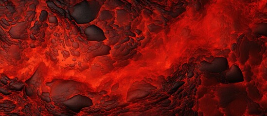 Wall Mural - Background with a texture resembling red lava