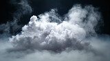 Fototapeta Młodzieżowe - Realistic dry ice smoke clouds fog overlay.