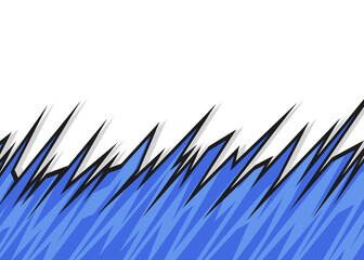 Poster - Abstract background with jagged spike pattern and with some copy space area