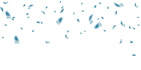 Wall Mural - beautiful blue confetti background for celebration party vector illustration