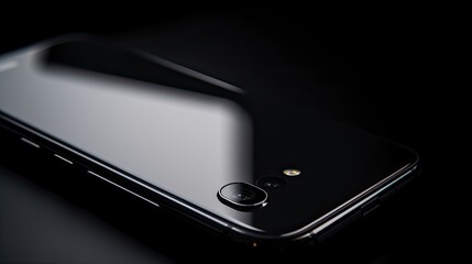 Aufkleber - Mobile phone mockup with high-resolution photography , completely blank screen, showcasing the device's design and minimalistic elegance,