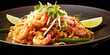 tasty fresh shrimp pad thai