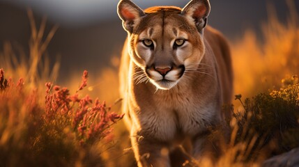  A puma within the wilderness