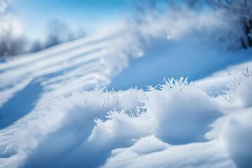 Wall Mural - snow covered trees