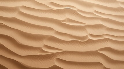  Wavy sand texture background. Desert and dunes. Flat lay. Top view