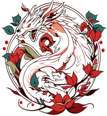Wall Mural - dragon realistic