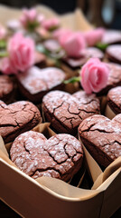 Sweetheart Brownies: Heart-Shaped Delights Perfect for Valentine's Day