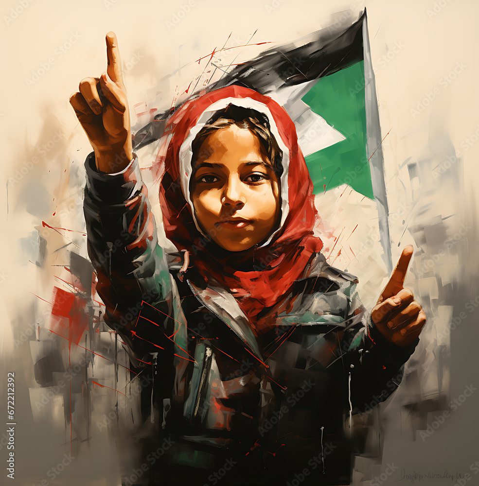 Reproductive Rights Palestine Sign I stand with Palestine with hand icon and palestine flag. Save Gaza ...