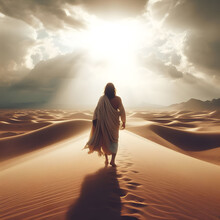 Jesus In The Desert