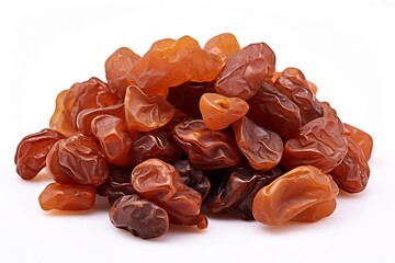 Poster - Generative AI : Raisins isolated on white background