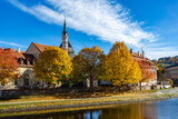 Fototapeta Panele - Medieval town of Cesky Krumlov, South Bohemia, Czechia.