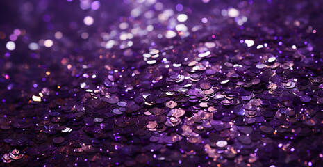 Wall Mural - luxury Deep purple glitter sparkle texture background, violet glitter sparkle texture background