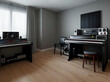music studio room with ultra realistic design