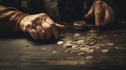 Hand old money coin person man people poor woman senior euro concept finance good. Money background habits old hand investment age pension broke education poverty business financial southeast problem