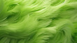 canvas print picture -  a close up of a green furry animal's fur.  generative ai