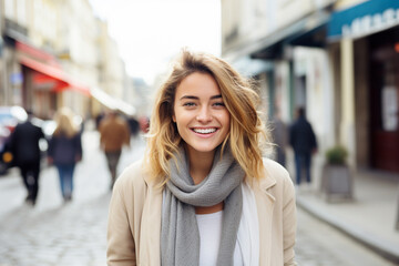 Wall Mural - European woman